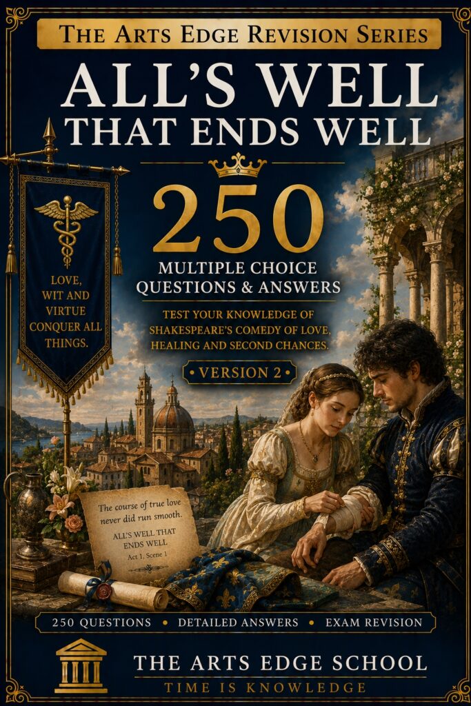 The Arts Edge Revision Series - All's Well that Ends Well - YouTube video and companion revision book