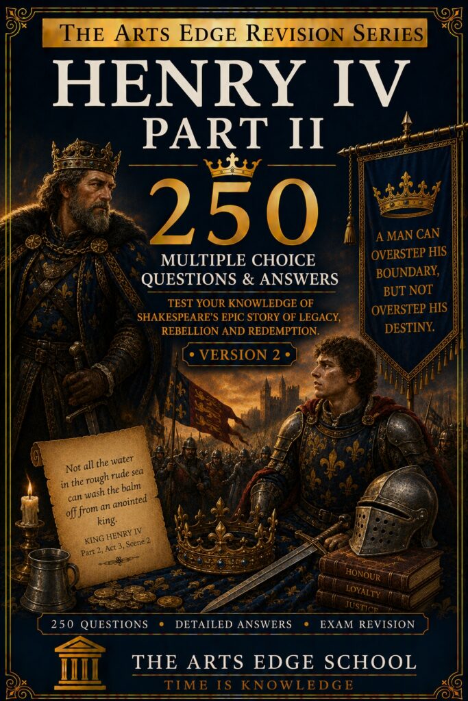 The Arts Edge Revision Series - Henry IV Part II - YouTube video and companion revision book