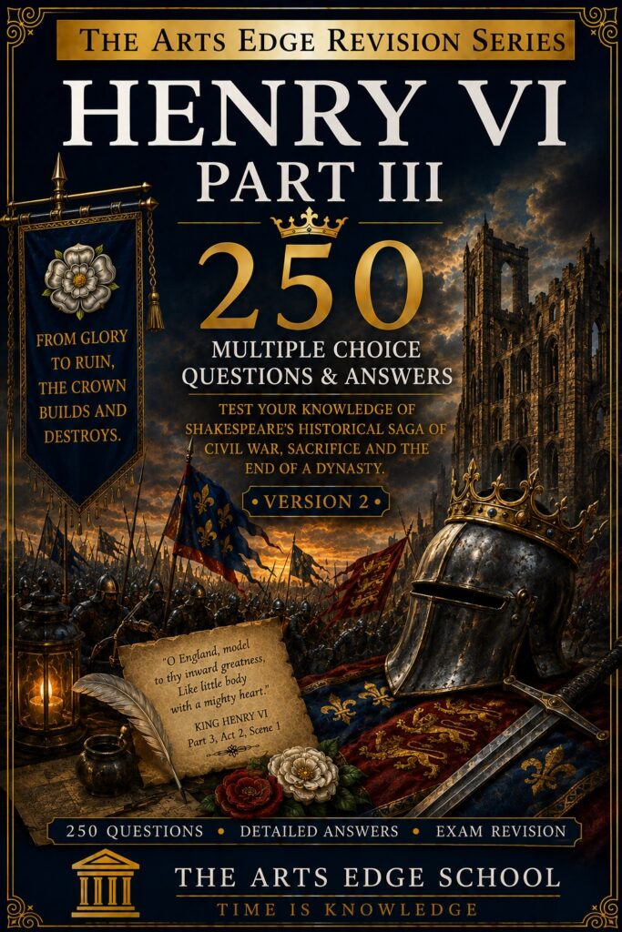 The Arts Edge Revision Series - Henry VI Part III - companion revision book