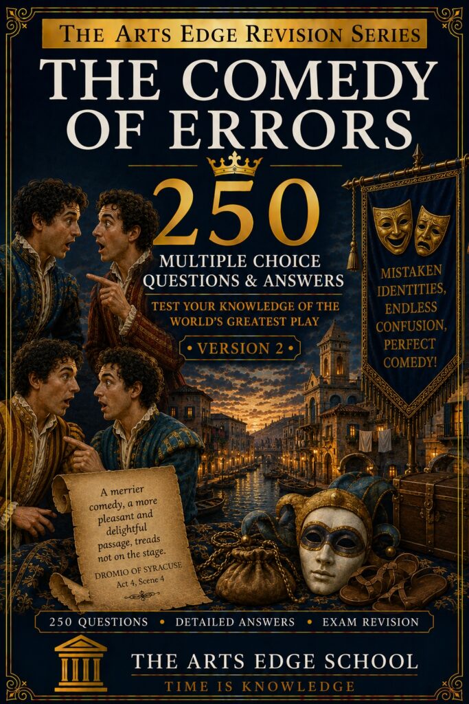The Arts Edge Revision Series - The Comedy of Errors - YouTube video and companion revision book